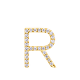 Initial Diamond Pendant in 18ct Yellow Gold