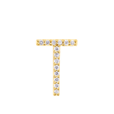 Initial Diamond Pendant in 18ct Yellow Gold