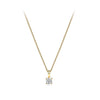 0.25 Carat Diamond Solitaire Pendant in 18ct Yellow Gold
