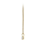 0.25 Carat Diamond Solitaire Pendant in 18ct Yellow Gold