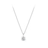 0.50 Carat Diamond Solitaire Pendant in 18ct White Gold