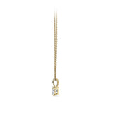 0.50 Carat Diamond Solitaire Pendant in 18ct Yellow Gold