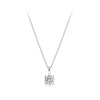 1.00 Carat Diamond Solitaire Pendant in 18ct White Gold