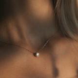 Quintessential 0.50 Carat Diamond Pendant in 18ct Yellow Gold