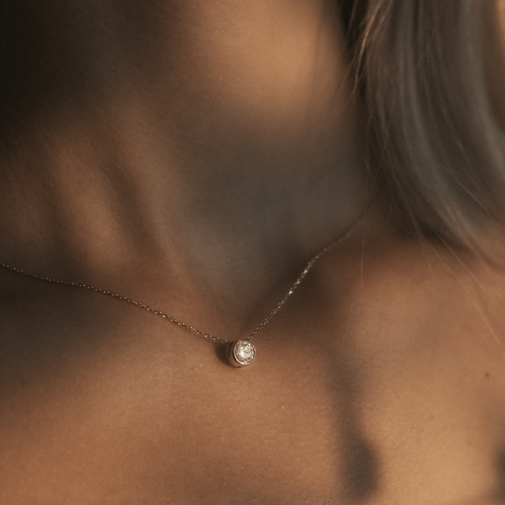 Quintessential 0.50 Carat Diamond Pendant in 18ct Yellow Gold
