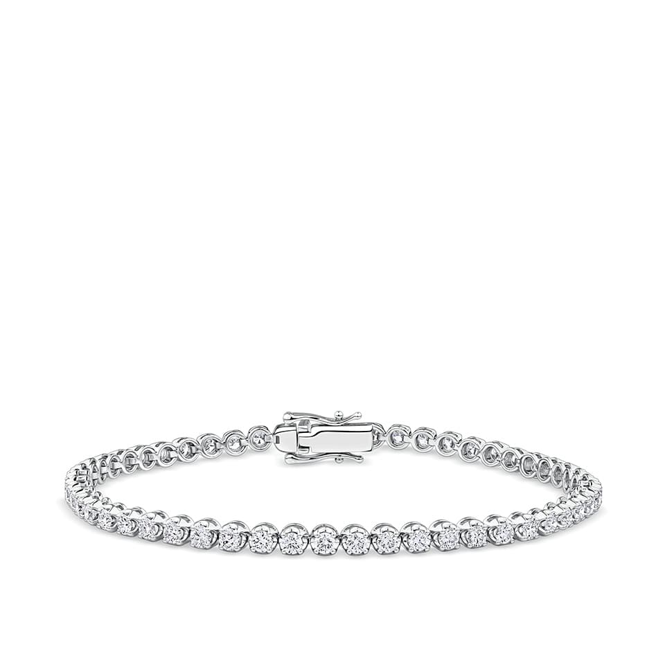 3.00 Carat Diamond Tennis Bracelet in 18ct White Gold