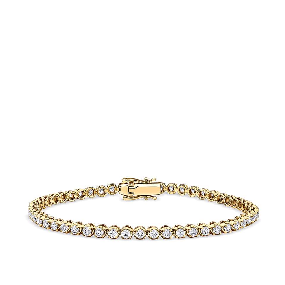 3.00 Carat Diamond Tennis Bracelet in 18ct Yellow Gold