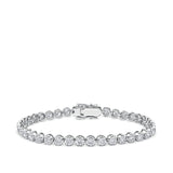 6.00 Carat Diamond Tennis Bracelet in 18ct White Gold