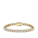 9.00 Carat Diamond Tennis Bracelet in 18ct Yellow Gold