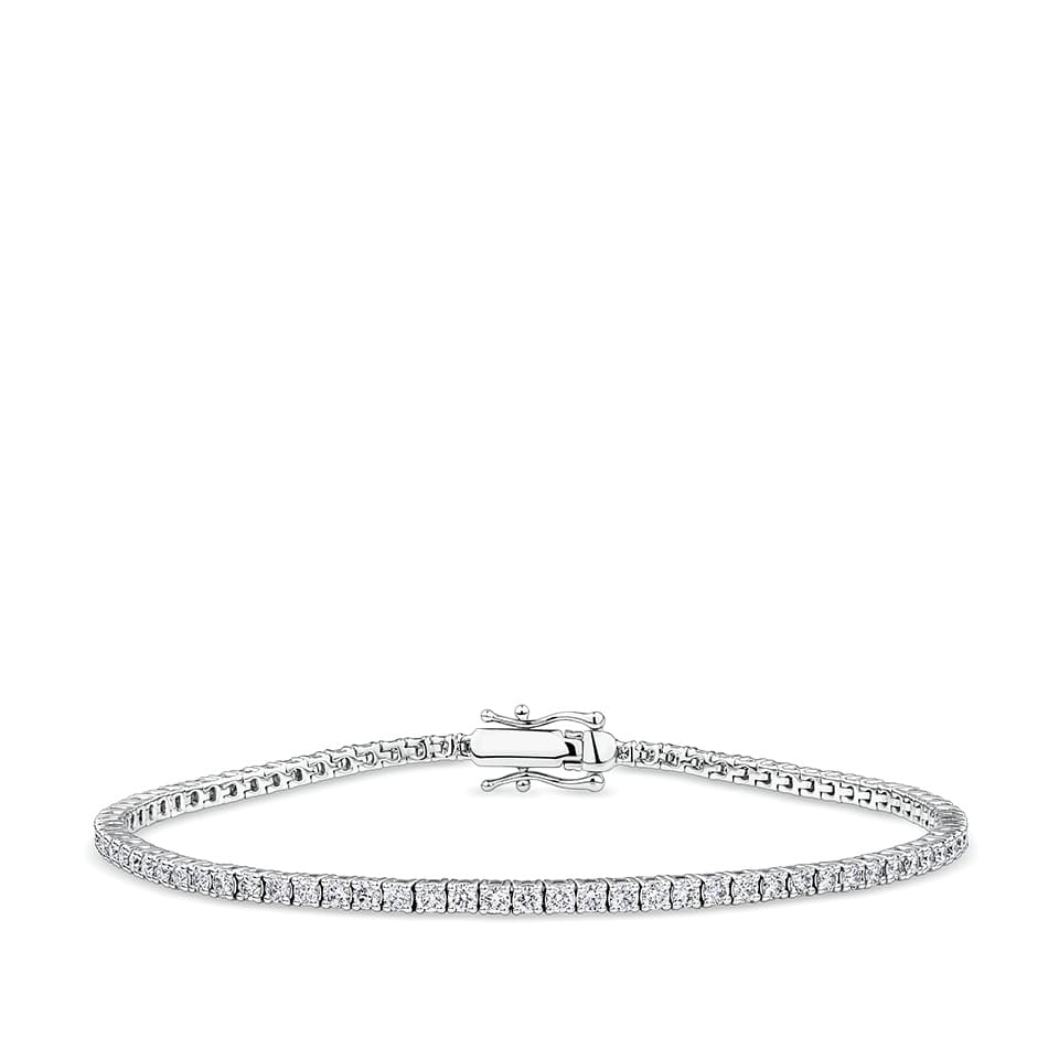 2.00 Carat Diamond Tennis Bracelet in 18ct White Gold
