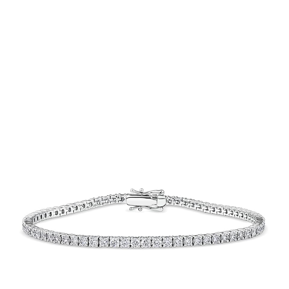 3.00 Carat Diamond Tennis Bracelet in 18ct White Gold