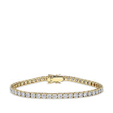 7.00 Carat Diamond Tennis Bracelet in 18ct Yellow Gold