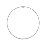 6.00 Carat Diamond Tennis Necklace in 18ct White Gold
