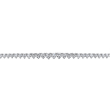 9.00 Carat Diamond Tennis Necklace in 18ct White Gold