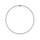 12.00 Carat Diamond Tennis Necklace in 18ct Yellow Gold