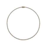 9.00 Carat Diamond Tennis Necklace in 18ct Yellow Gold
