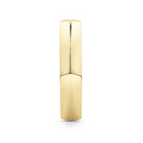 High Dome Solid Wedding Band in 18ct Yellow Gold