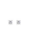 0.25 Carat Diamond Earrings in 18ct White Gold