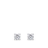 0.25 Carat Diamond Earrings in 18ct White Gold