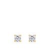 0.25 Carat Diamond Earrings in 18ct Yellow Gold