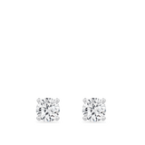 0.50 Carat Diamond Earrings in 18ct White Gold