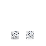0.75 Carat Diamond Earrings in 18ct White Gold