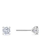 1.50 Carat Diamond Earrings in 18ct White Gold
