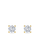 1.50 Carat Diamond Earrings in 18ct Yellow Gold