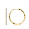 1.00 Carat Diamond Huggie Hoop Earrings in 18ct Yellow Gold