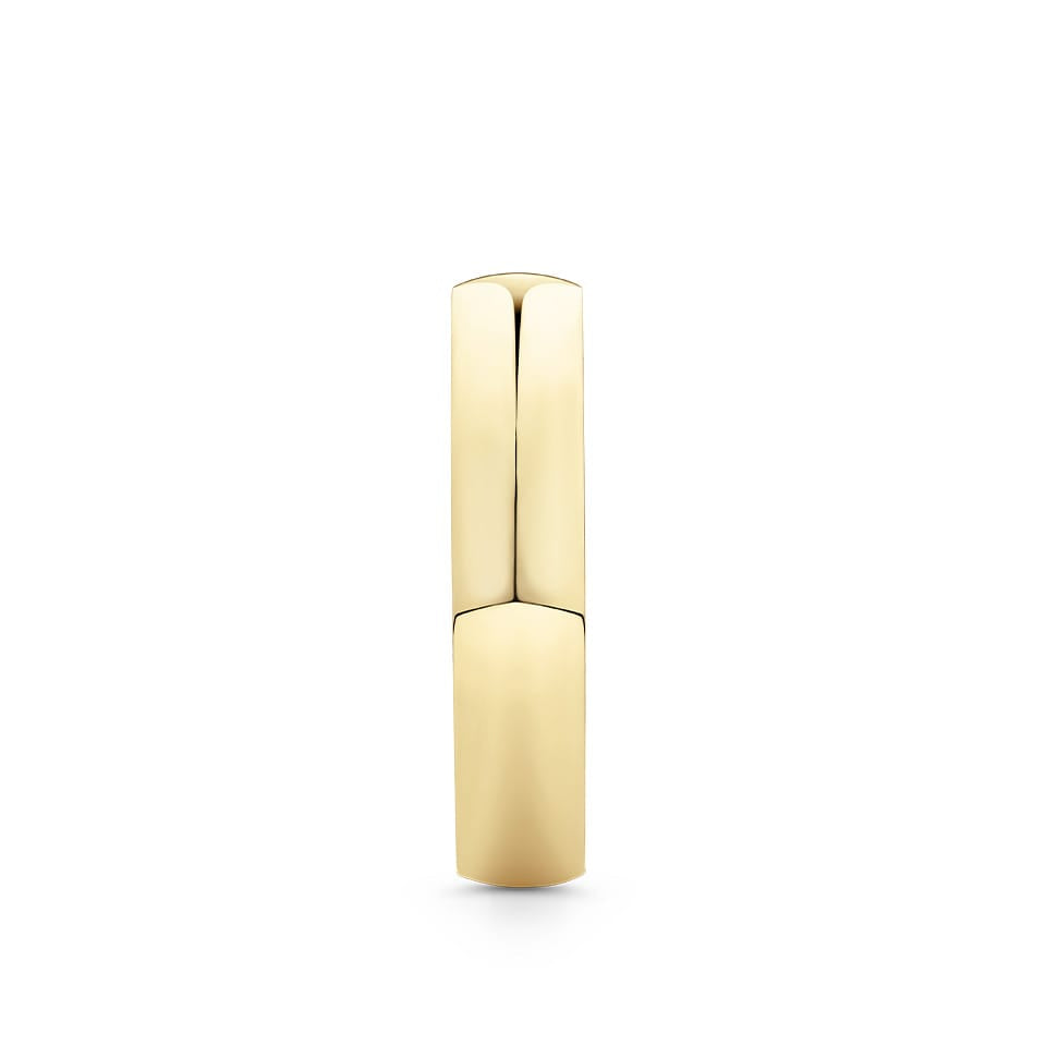 High Dome Solid Wedding Band in 18ct Yellow Gold