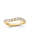 0.75 Carat Diamond Wave Ring in 18ct Yellow Gold