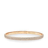 2.00 Carat Diamond Vera Flex Bangle in 14ct Rose Gold