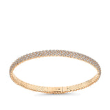 2.00 Carat Diamond Vera Flex Bangle in 14ct Rose Gold