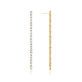 1.75 Carat Diamond Drop Earrings in 18ct Yellow Gold