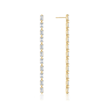 1.75 Carat Diamond Drop Earrings in 18ct Yellow Gold