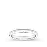 Wedding Band in 18ct White Gold