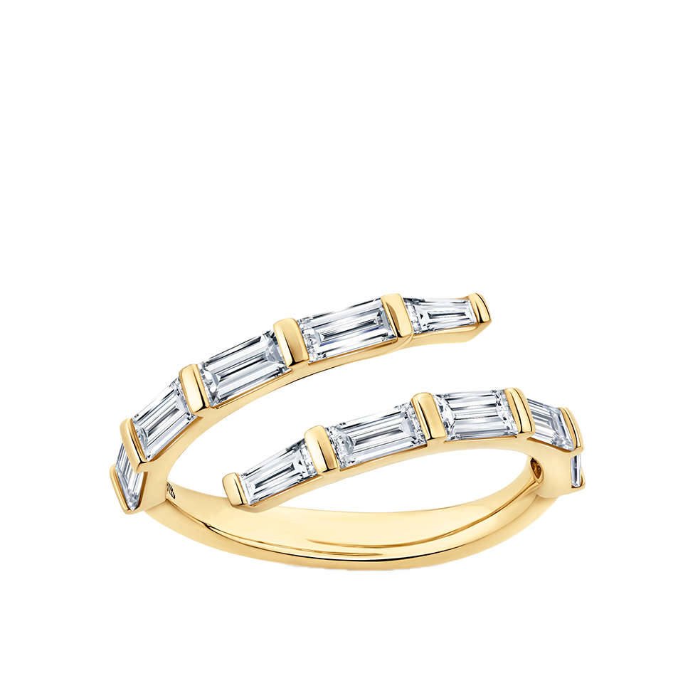 1.00 Carat Diamond Wrap Ring in 18ct Yellow Gold