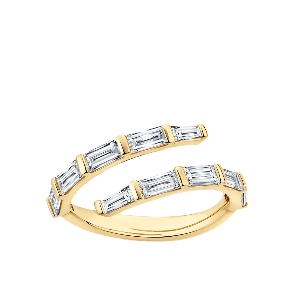 1.00 Carat Diamond Wrap Ring in 18ct Yellow Gold