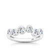 0.95 Carat Diamond Bezel Set Ring in 18ct White Gold