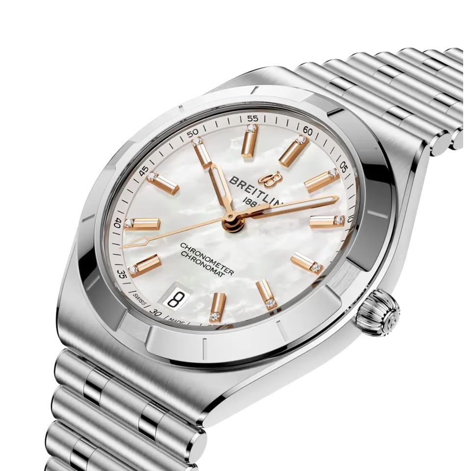 Breitling Chronomat Automatic 36mm Watch A10320101A1A1 I Hardy Brothers Jewellers