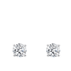 1.00 Carat Diamond Earrings in 18ct White Gold
