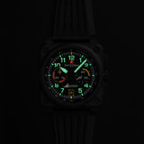 Bell & Ross BR-03 Automatic Chronograph 42mm Watch BR0394-RSD-CE/SRB