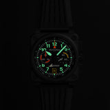 Bell & Ross BR-03 Automatic Chronograph 42mm Watch BR0394-RSD-CE/SRB
