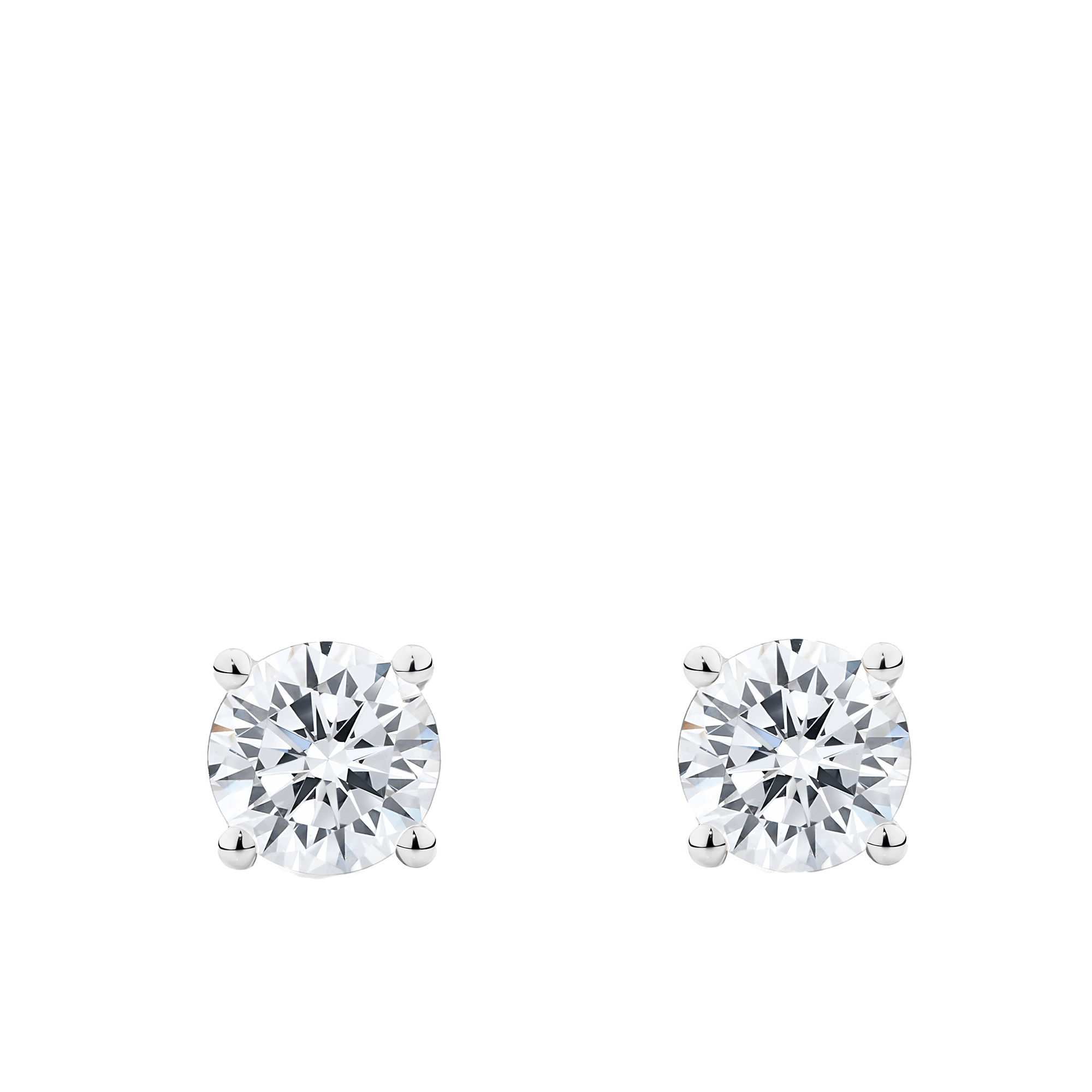 2.00 Carat Diamond Earrings in 18ct White Gold