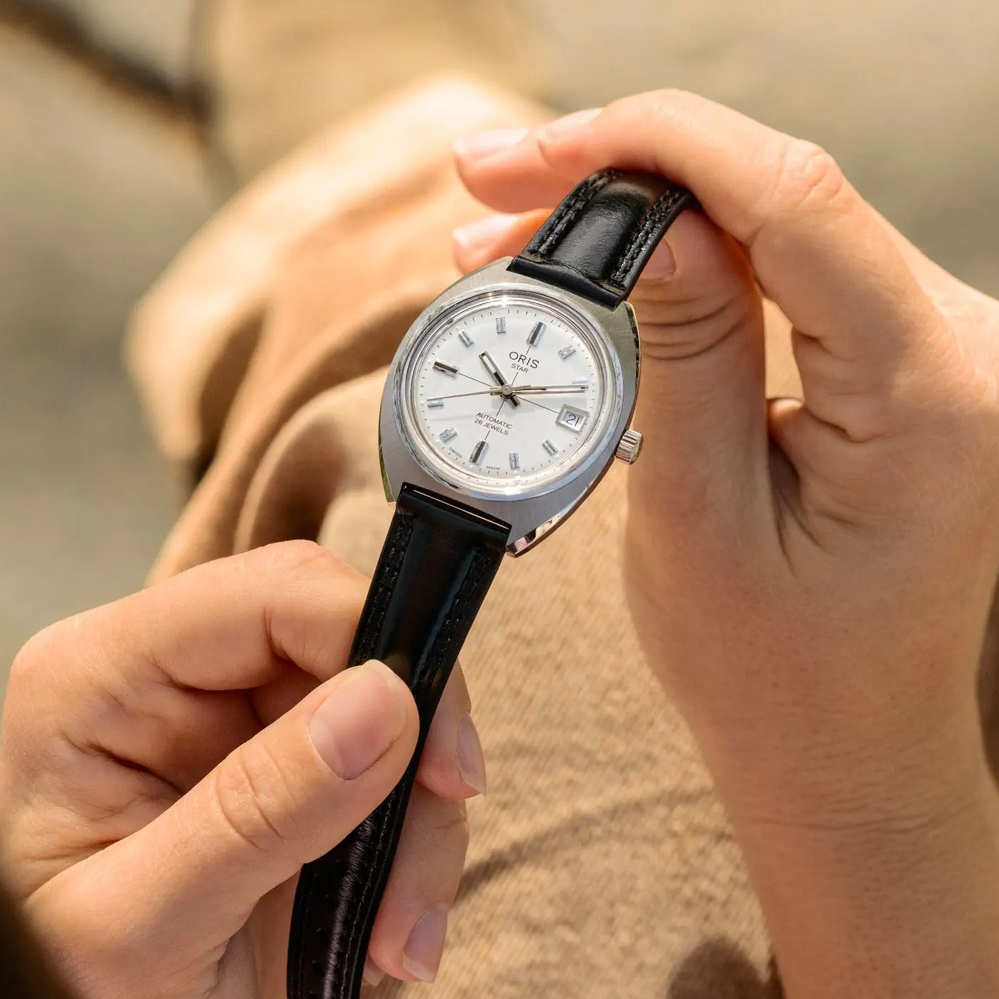 Oris Heritage Automatic 35mm Watch 733 7813 4151LS