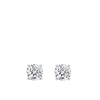 0.50 Carat Diamond Earrings in 18ct White Gold