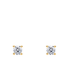 0.25 Carat Diamond Earrings in 18ct Yellow Gold