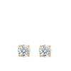 0.50 Carat Diamond Earrings in 18ct Yellow Gold