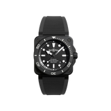 Bell & Ross BR-03 Automatic 42mm Watch BR03A-D-BL-CE/SRB