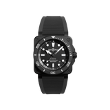 Bell & Ross BR-03 Automatic 42mm Watch BR03A-D-BL-CE/SRB